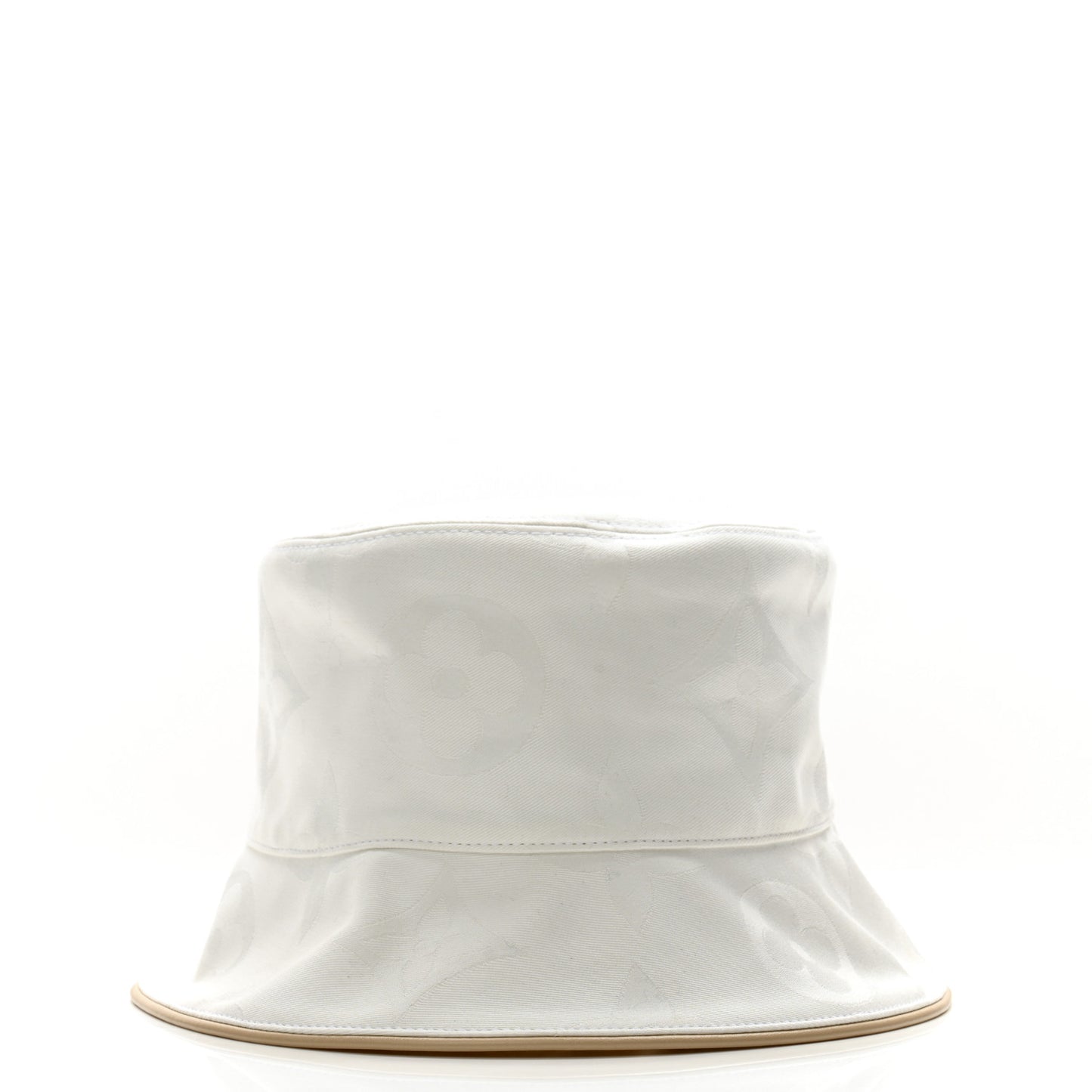 Jacquard Dailygram Bucket Hat S White