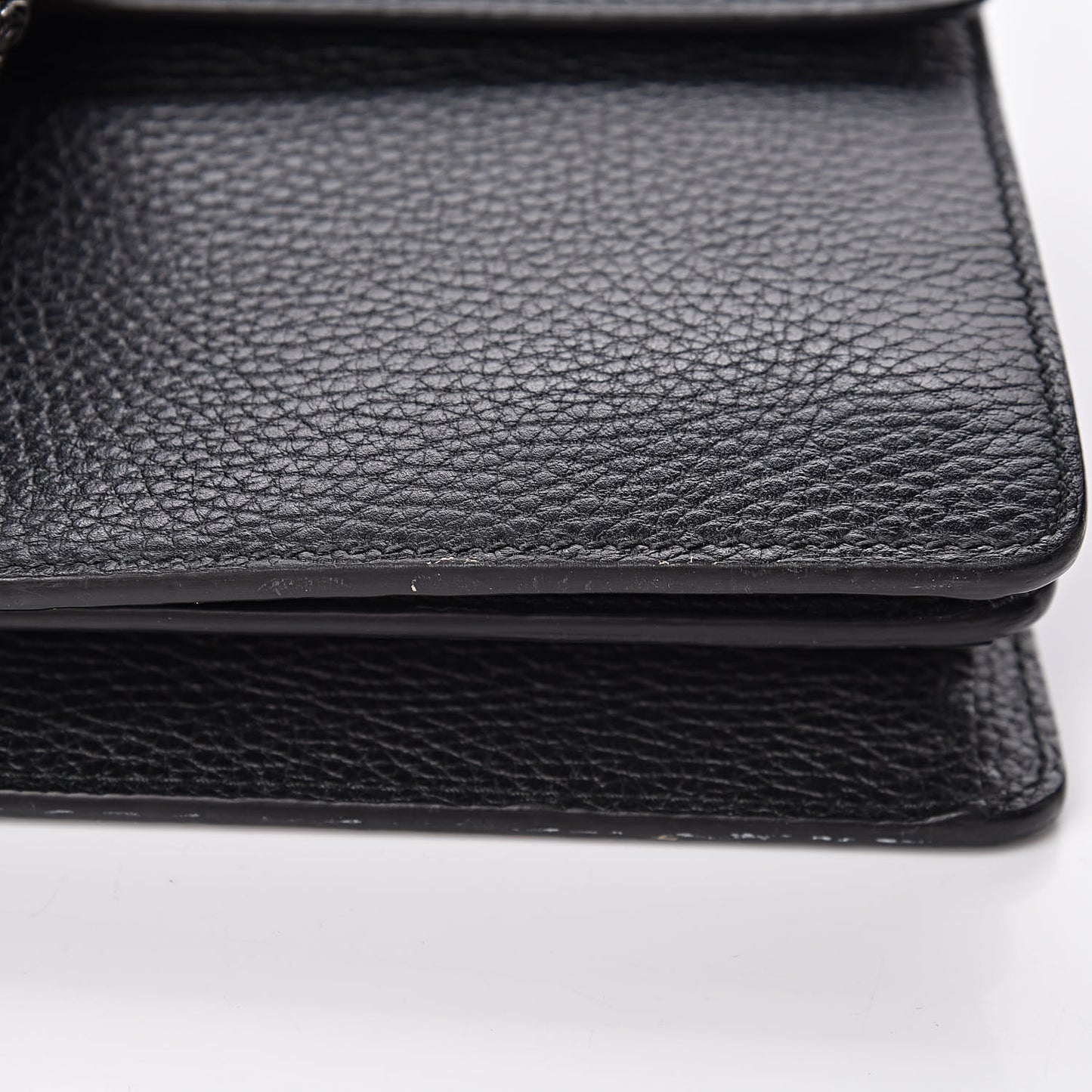 Pebbled Calfskin Small Dionysus Shoulder Bag Black