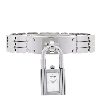 Hermes Stainless Steel 16mm Kelly Quartz Watch 2 of 9