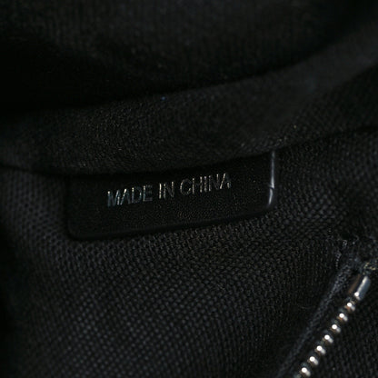 Burberry Canvas Mega Check Grained Calfskin Medium Harcourt Satchel Black 7 of 10
