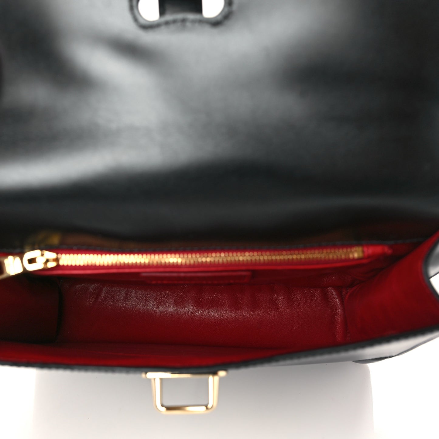 City Calfskin Belle Top Handle Bag Black