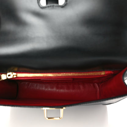 Prada City Calfskin Belle Top Handle Bag Black 5 of 9