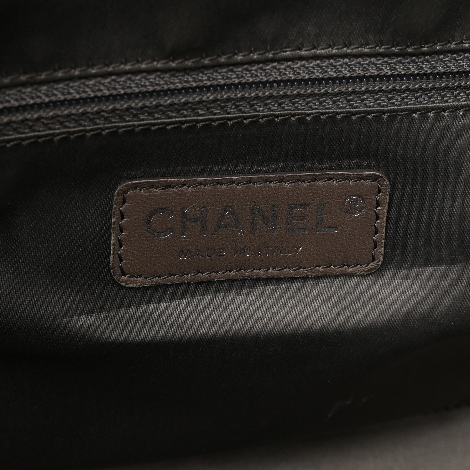 Chanel Lambskin East West Soho Shopper Black 6 of 12