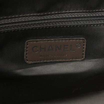 Chanel Lambskin East West Soho Shopper Black 6 of 12