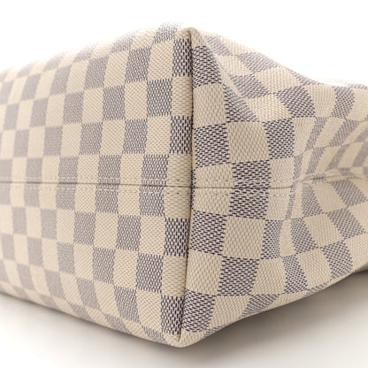 Louis Vuitton Damier Azur Graceful MM Rose Ballerine 9 of 9