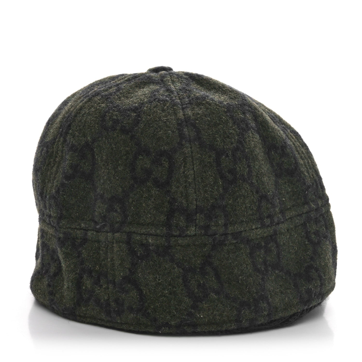 Gucci Covered Wool GG Monogram Tassel Cap L Green Blue 6 of 10