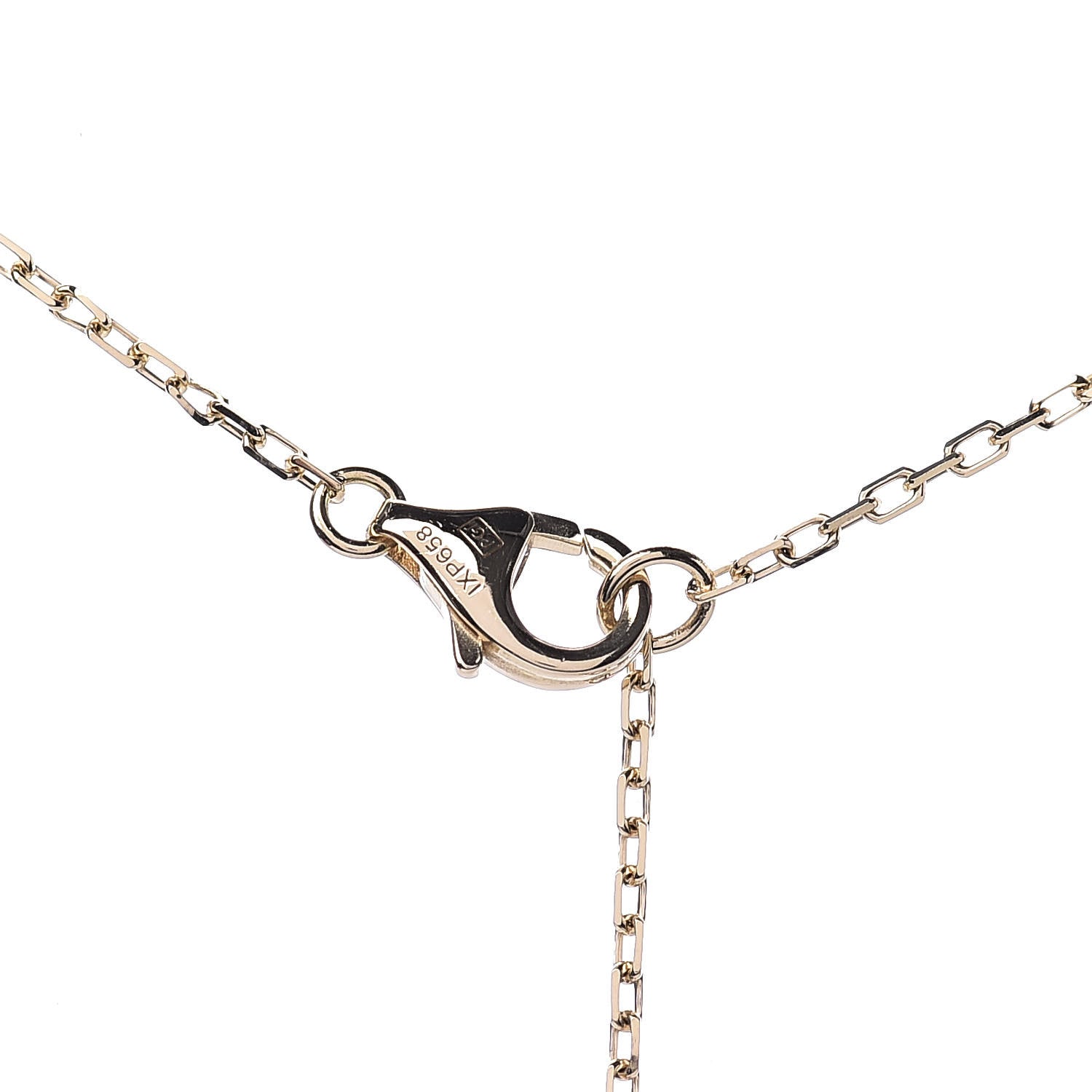 Cartier 18K Yellow Gold Diamond LM D'Amour Pendant Necklace 5 of 8