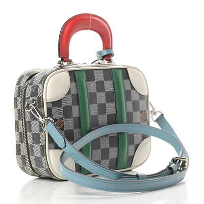 Louis Vuitton Damier Valisette BB Black White 3 of 13