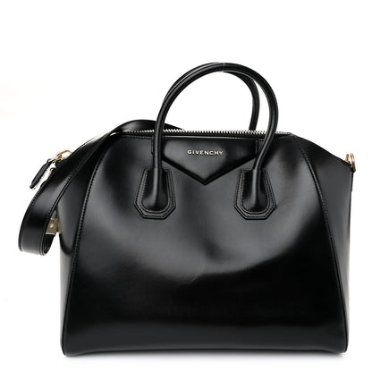 Givenchy Shiny Lord Calfskin Medium Antigona Black 1 of 10
