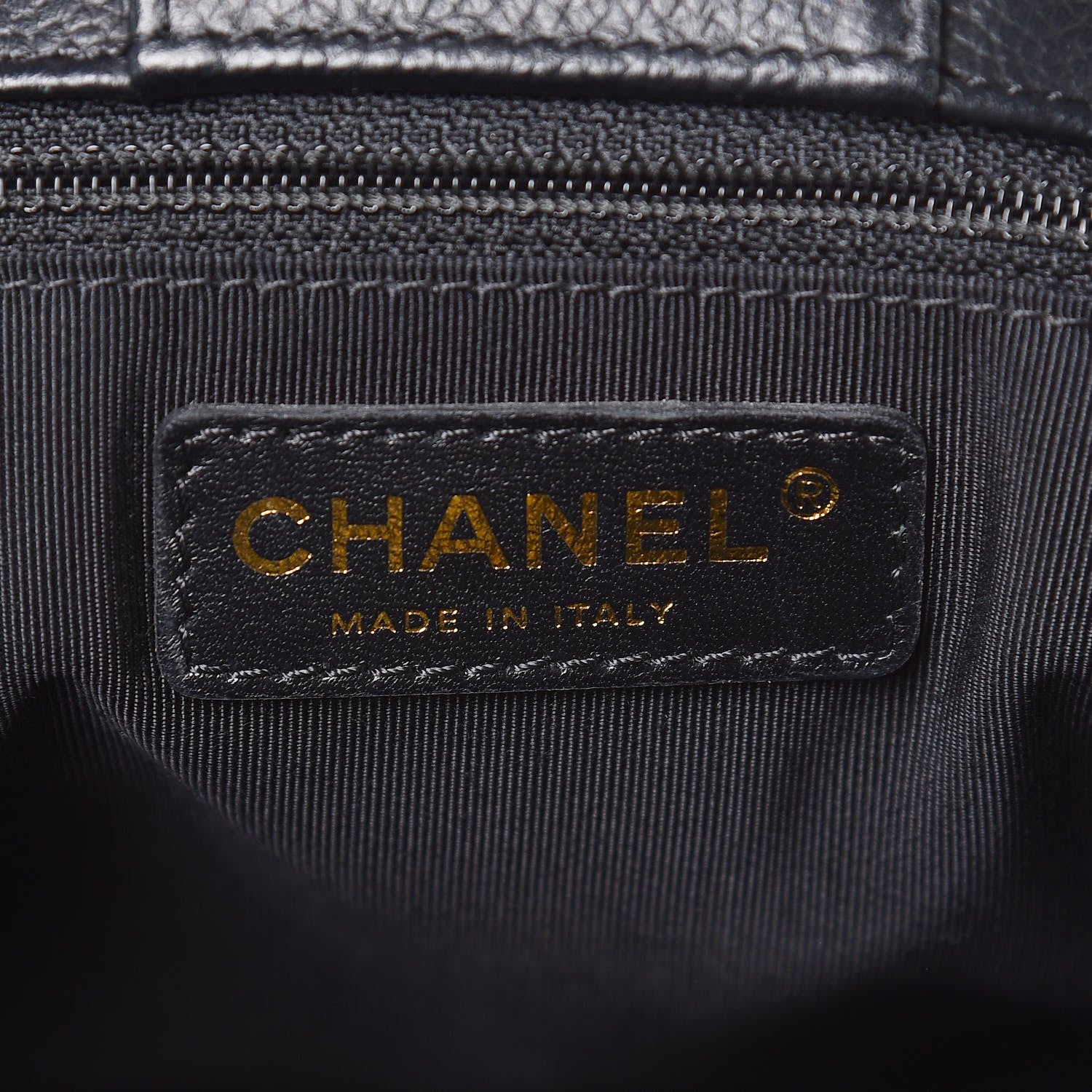 Chanel Calfskin Cerf Executive Shopper Tote Black 8 of 15