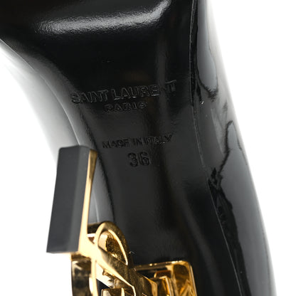 Saint Laurent Patent Opyum 110 Pumps 36 Black Gold 36 Black Gold 7 of 9