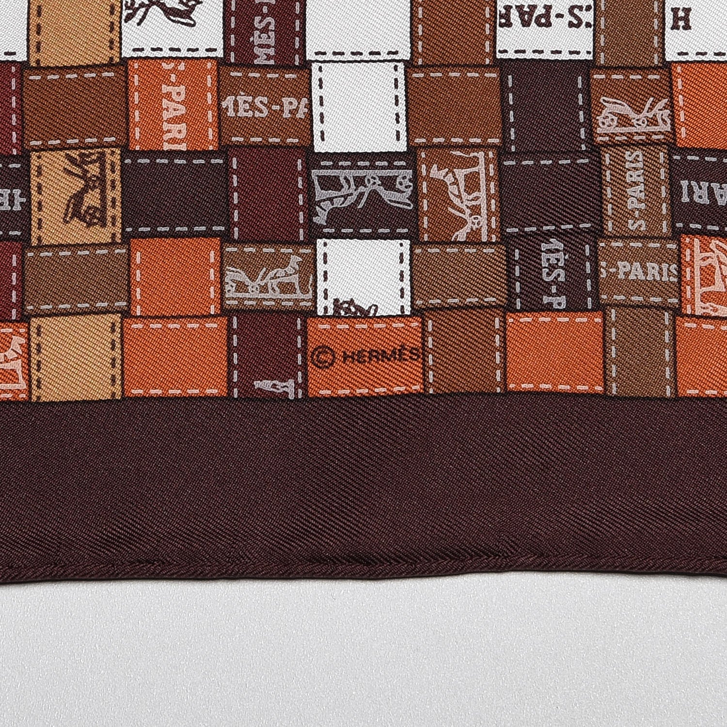 Hermes Silk Bolduc Au Carre Scarf 90 4 of 4