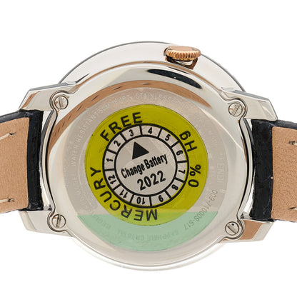 Fendi Stainless Steel Calfskin 28mm Run Away Quartz Watch Black 4 of 5