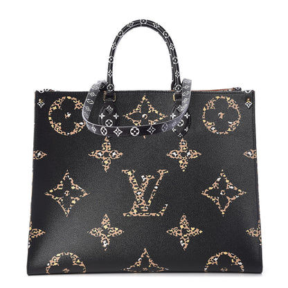 Louis Vuitton Monogram Giant Jungle Onthego GM Black 1 of 10