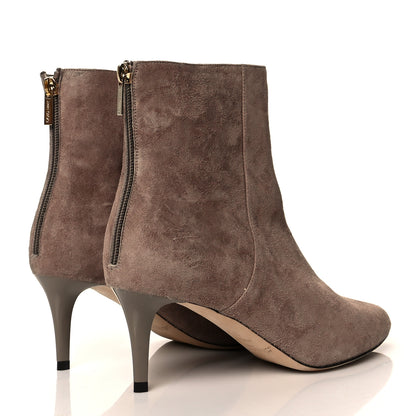 Jimmy Choo Suede Brody Ankle Boots 37.5 Taupe 4 of 6