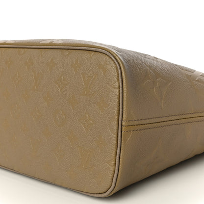 Louis Vuitton Empreinte Monogram Giant Neverfull MM Tourterelle 9 of 9