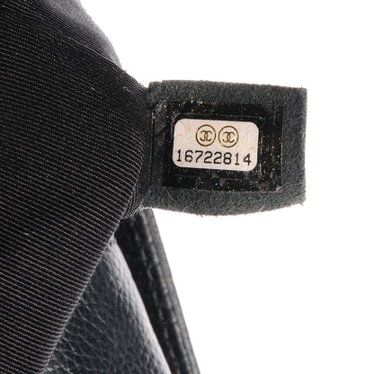 Chanel Calfskin Cerf Shopper Tote Black 7 of 7