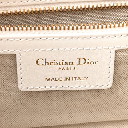 Christian Dior Calfskin Small Dior Vibe Zip Bowling Bag White 6 of 10