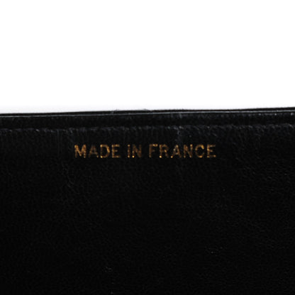 Chanel Lambskin Quilted Flap Shoulder Bag Black 9 of 9