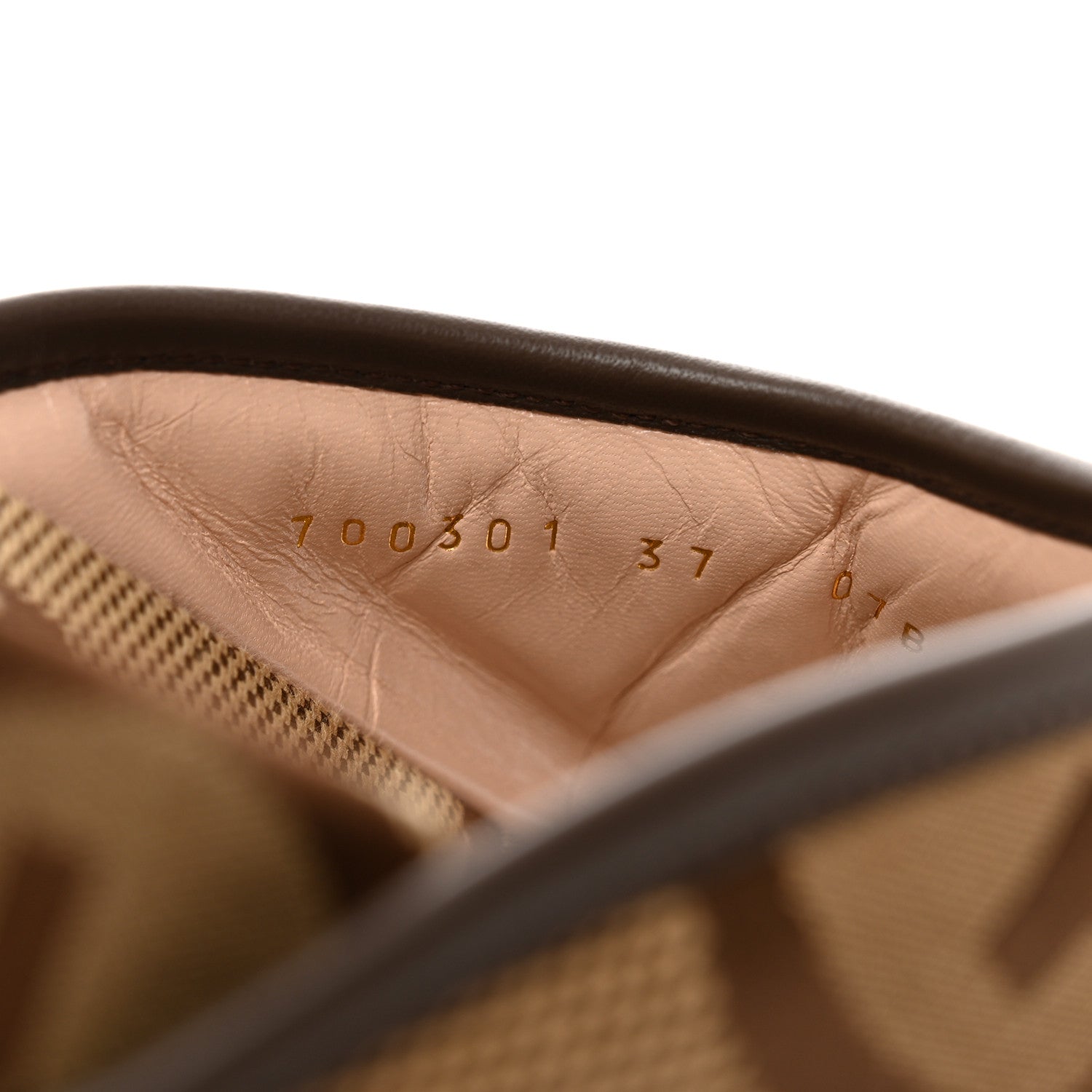 Gucci Monogram Jumbo GG Nappa Samoa Platform 40mm Slide Sandals 37 Camel Ebony New Acero 8 of 9