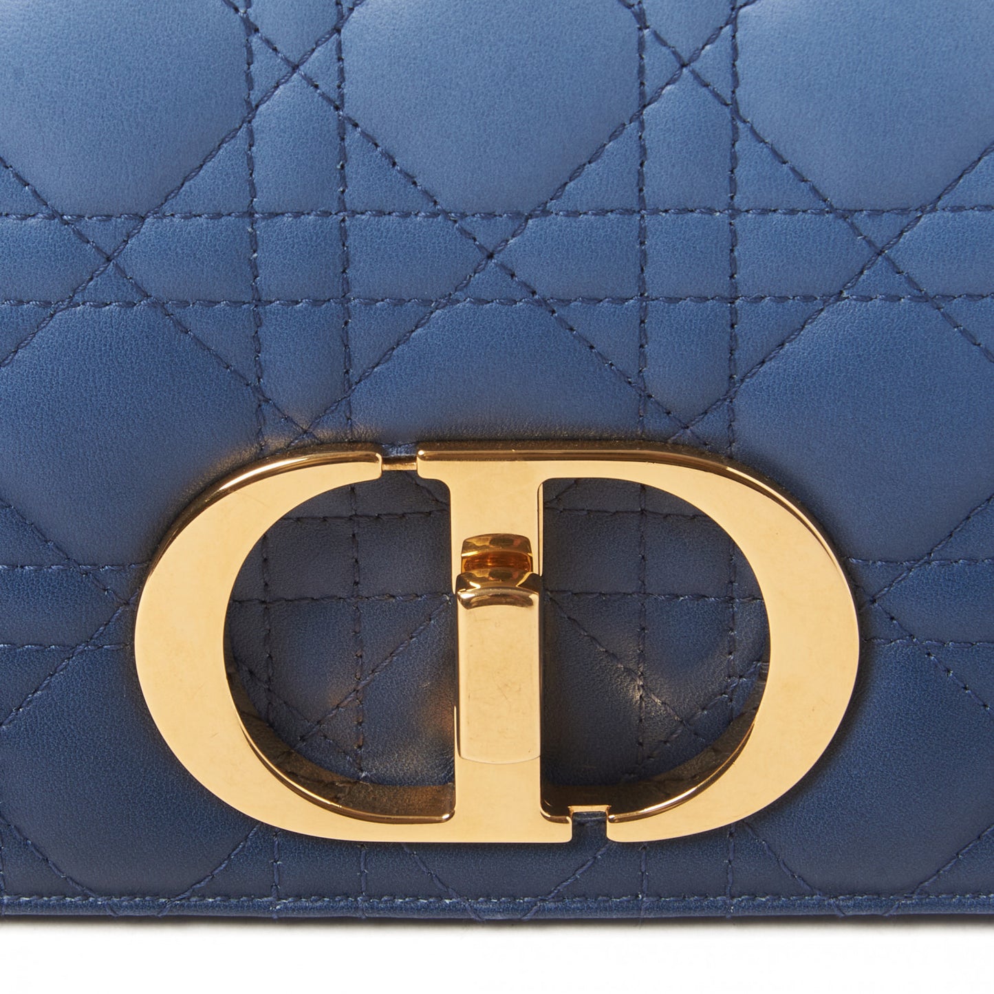 Lambskin Cannage Gradient Large Caro Bag Indigo Blue
