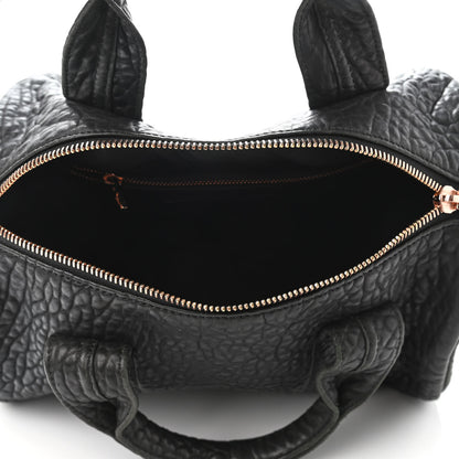 Alexander Wang Pebbled Lambskin Rocco Black Rose Gold Hardware 4 of 4