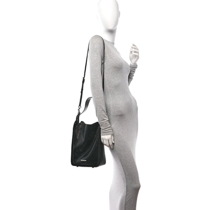 Balenciaga Extra Supple Calfskin Snakeskin Embossed Calfskin Small Tool 2.0 North-South Tote Black 2 of 9