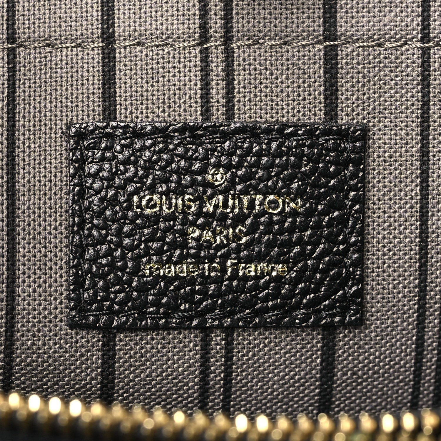 Louis Vuitton Empreinte Montaigne MM Black 6 of 9