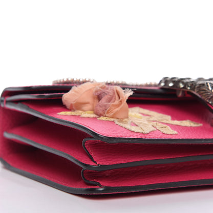 Gucci Pebbled Calfskin Embellished Guccify Small Dionysus Shoulder Bag Rosa 7 of 11