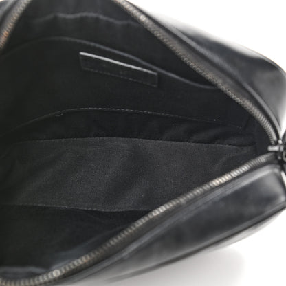 Saint Laurent Calfskin Matelasse Monogram Lou Camera Bag Black 7 of 10