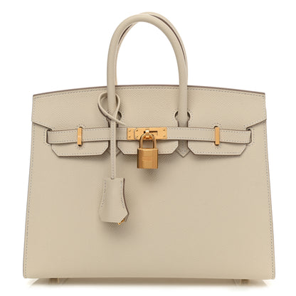 Hermes Epsom Birkin Sellier 25 Craie 1 of 11