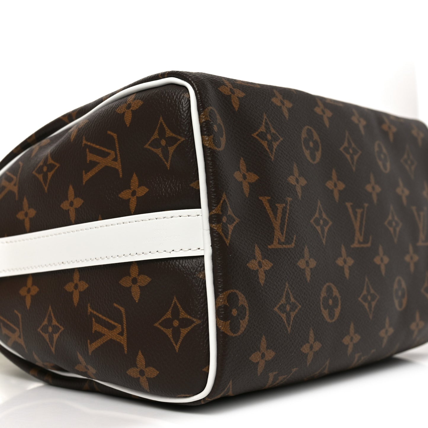 Monogram LV Match Speedy Bandouliere 25 White