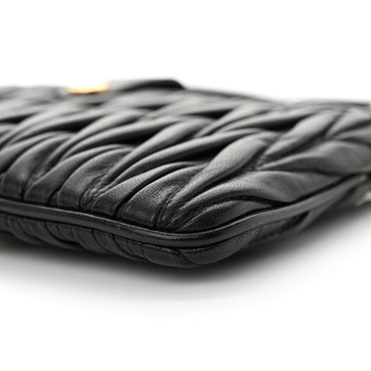 Miu Miu Nappa Matelasse Crossbody Black 10 of 10