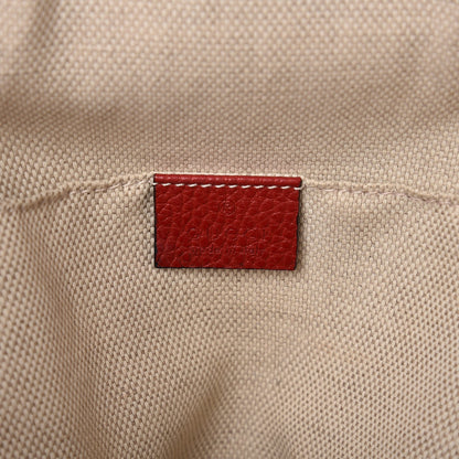 Gucci Pebbled Calfskin Soho Chain Backpack Red 7 of 7