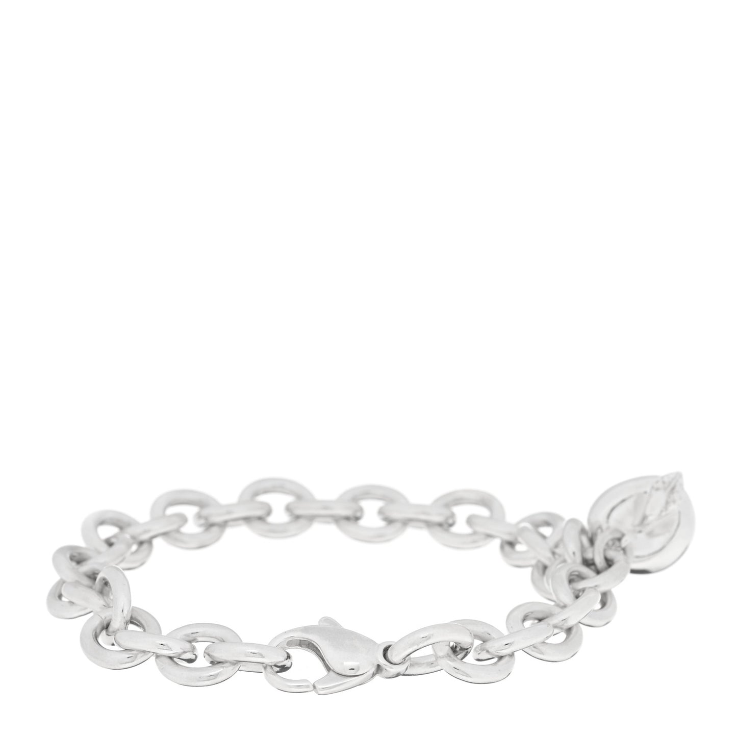 Sterling Silver Apple Charm Bracelet