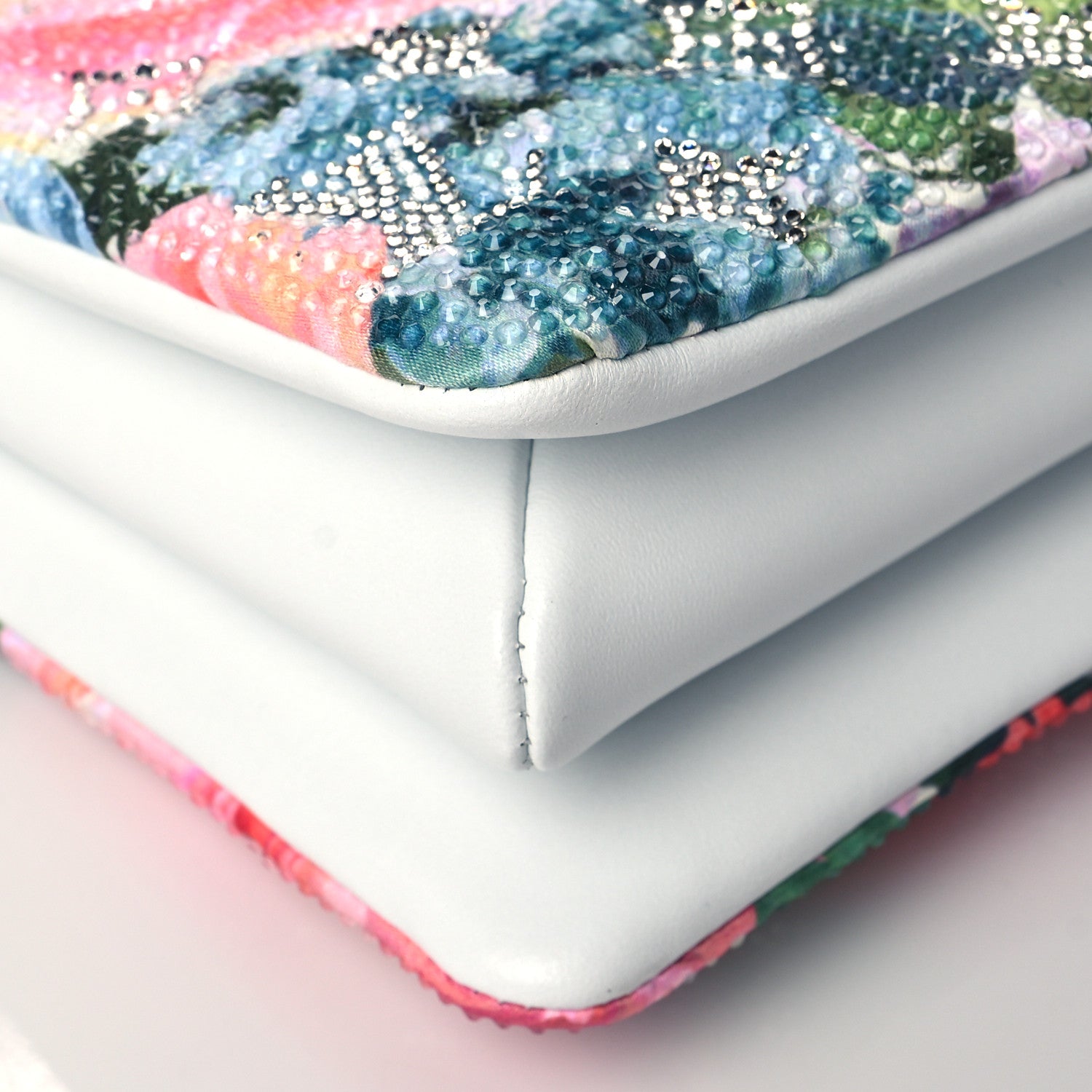 Louis Vuitton Satin Crystal Embellished Monogram Coussin BB Multicolor 8 of 9