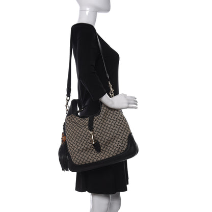 Gucci Diamante Medium New Jackie Shoulder Bag Black 2 of 10