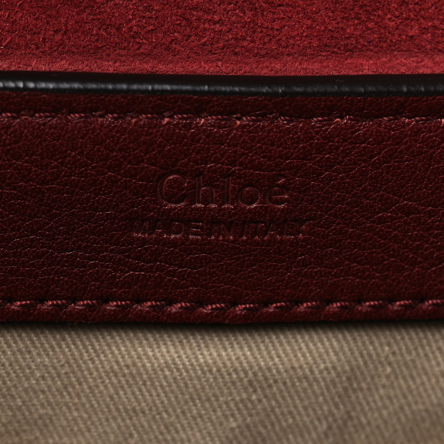 Calfskin Medium Faye Shoulder Bag Sienna Red