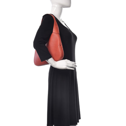 Gucci Calfskin Small Jackie O Hobo Dark Orange 2 of 13