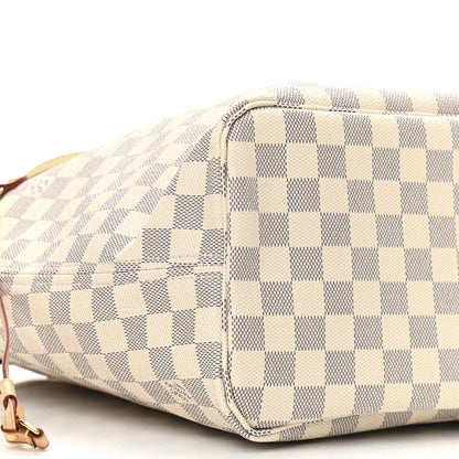 Louis Vuitton Damier Azur Neo Neverfull MM Rose Ballerine 11 of 12
