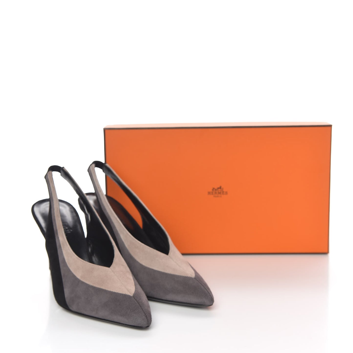Suede Goatskin Tina Pumps 36 Black Multicolor