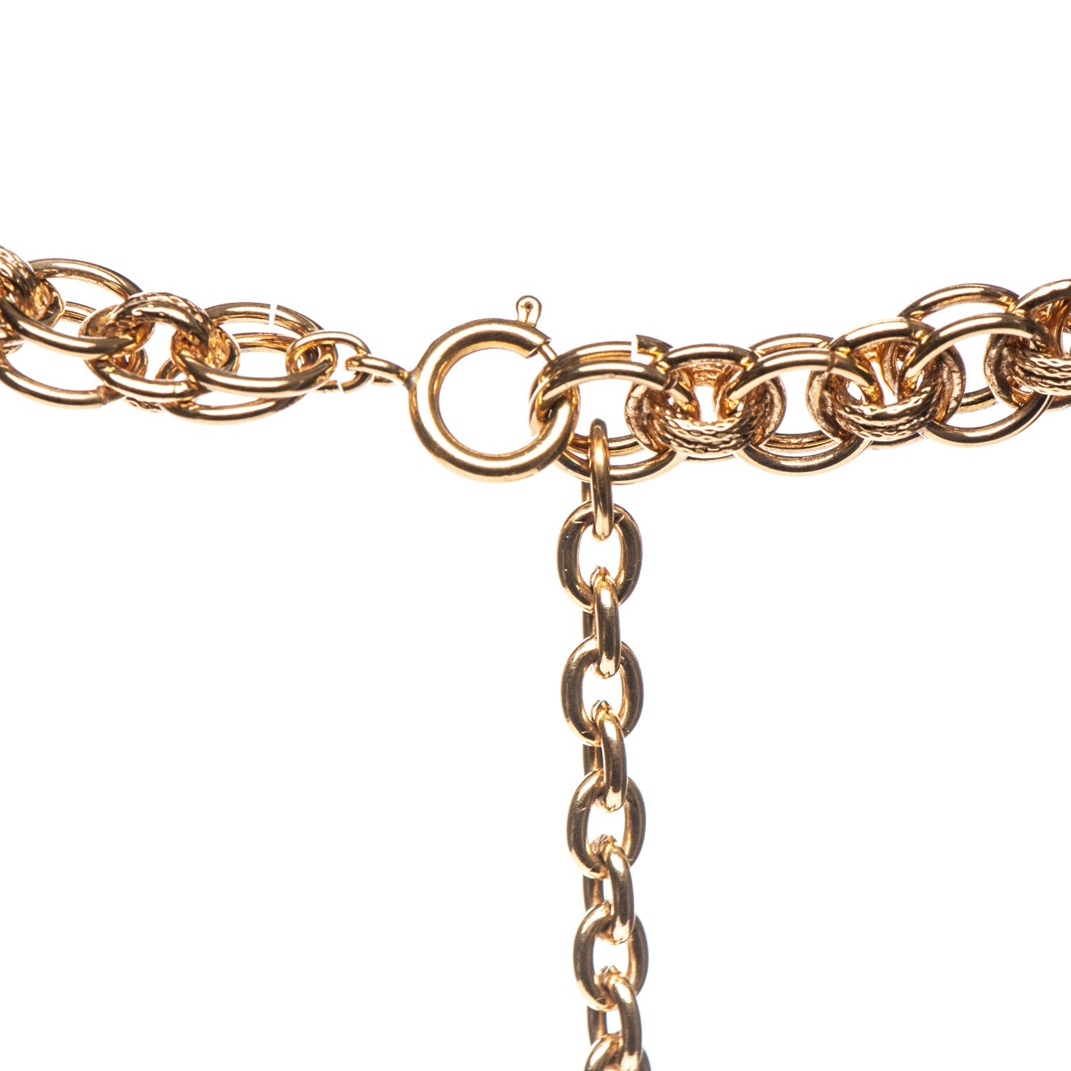 Chanel Chain Short Necklace Gold 3 of 4