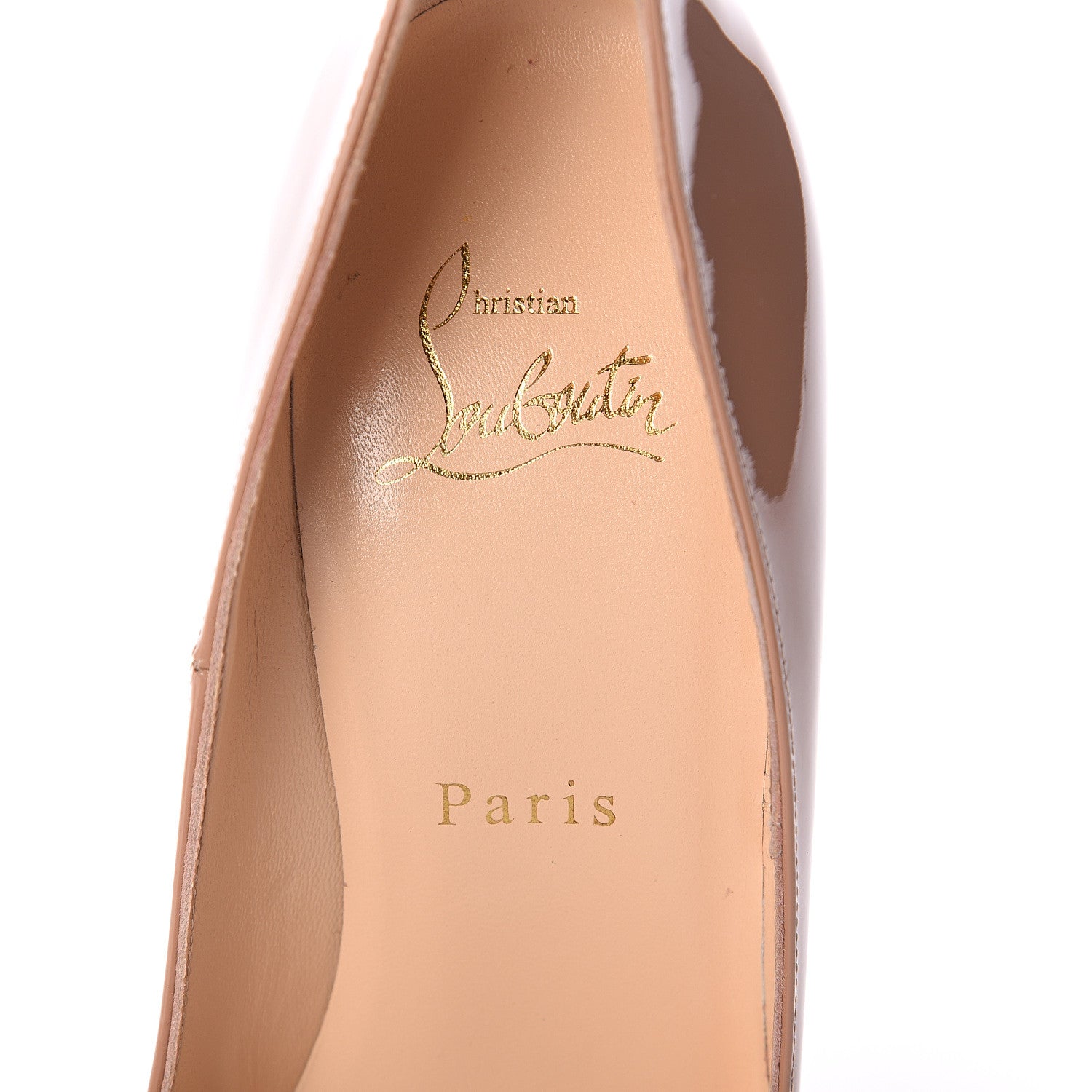 Christian Louboutin Patent So Kate 120 Pumps 37 Nude 5 of 7