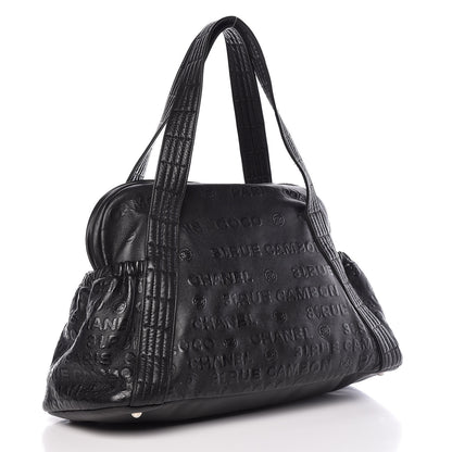 Chanel Calfskin Embossed Unlimited Large Tote Black 3 of 13