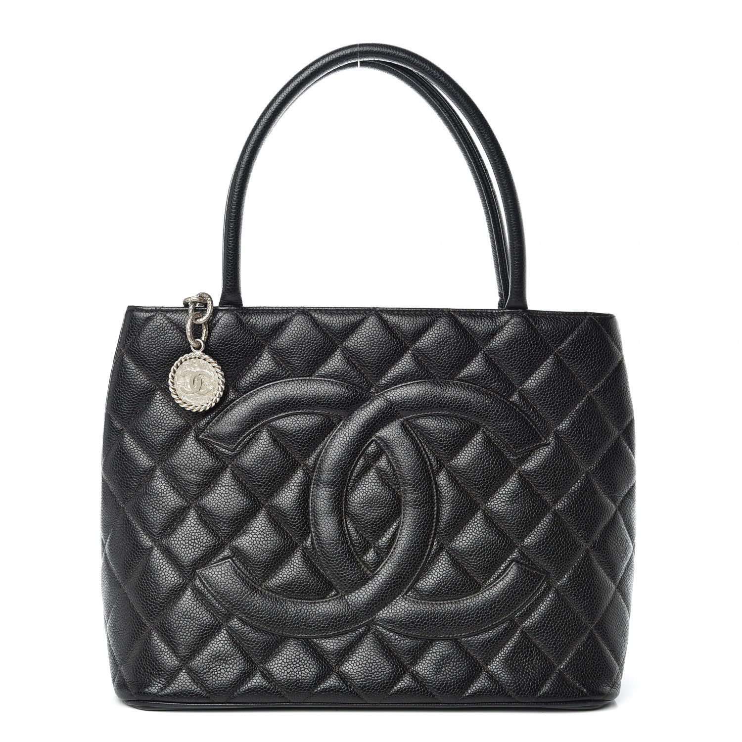 Chanel Caviar Quilted Medallion Tote Black 1 of 10
