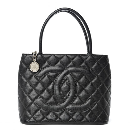 Chanel Caviar Quilted Medallion Tote Black 1 of 10