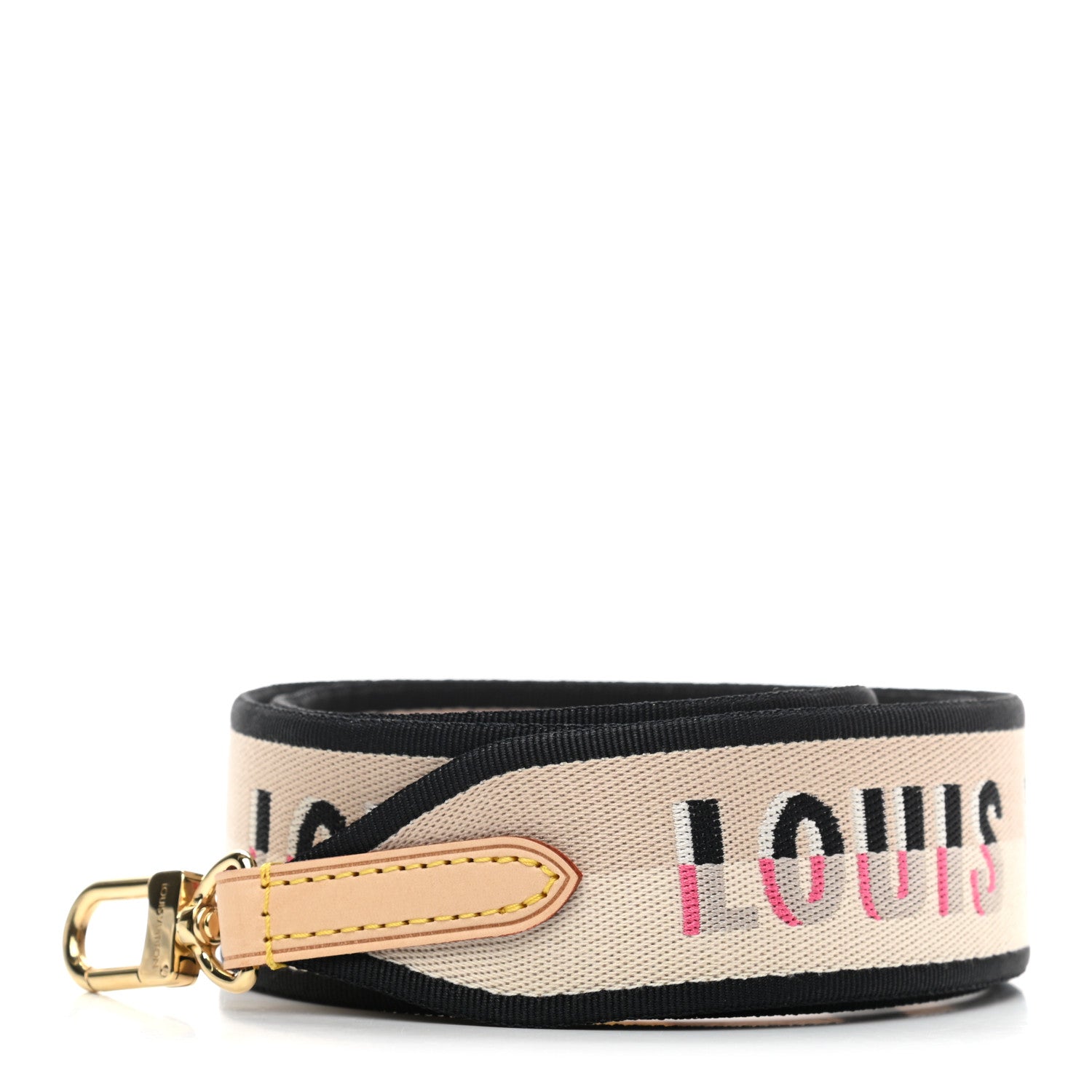 Louis Vuitton Jacquard Speedy Bandouliere 20 Shoulder Strap Black 1 of 4