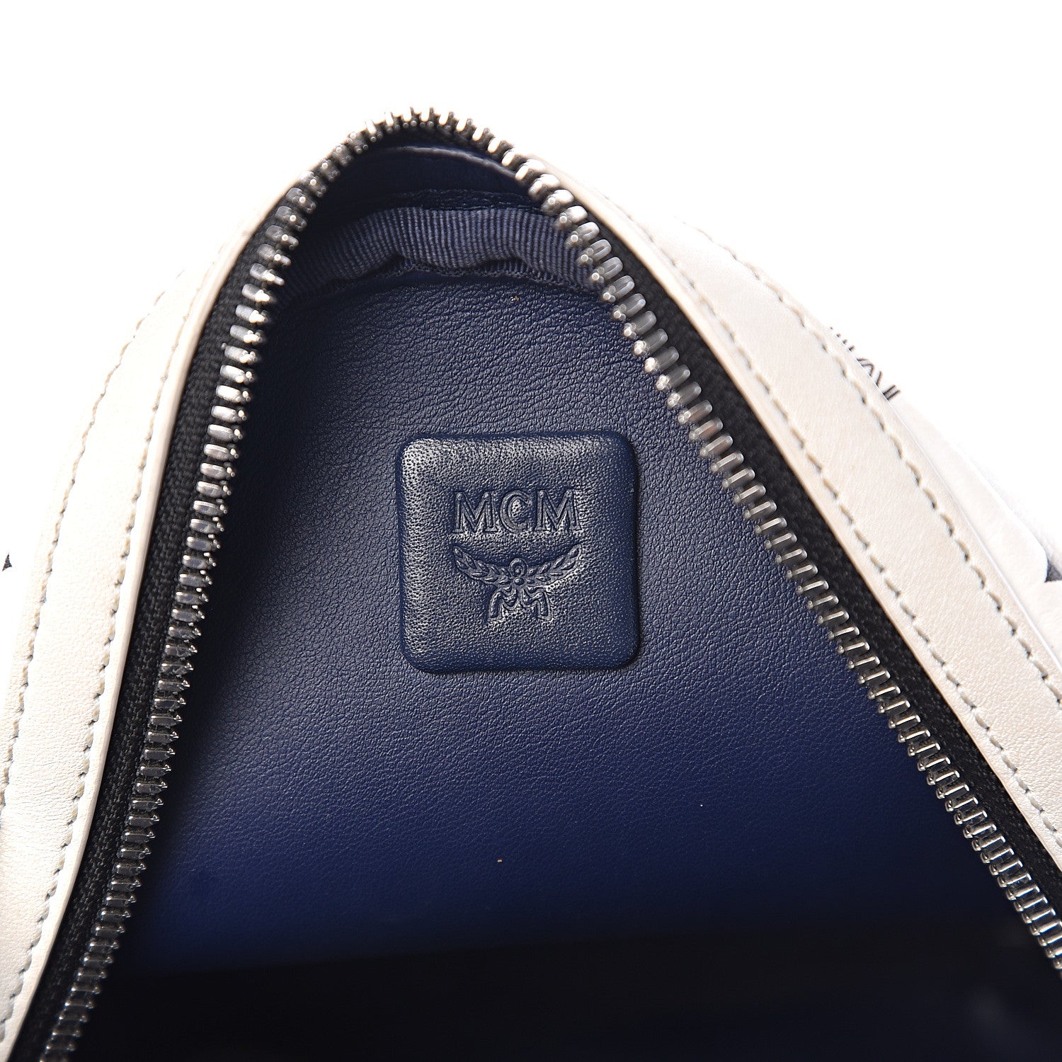 MCM Visetos Side Stud Mini Stark Backpack White 5 of 10