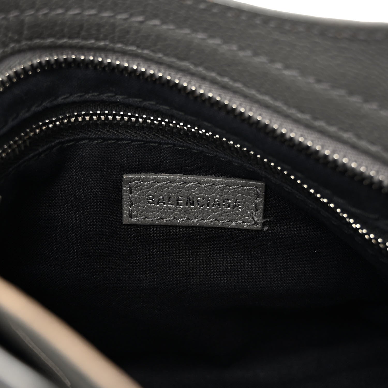 Balenciaga Chevre Silver Metallic Edge Hardware Mini City Gris Acier 6 of 9