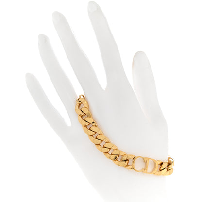 Christian Dior Brass CD Icon Chain Bracelet Gold 2 of 6